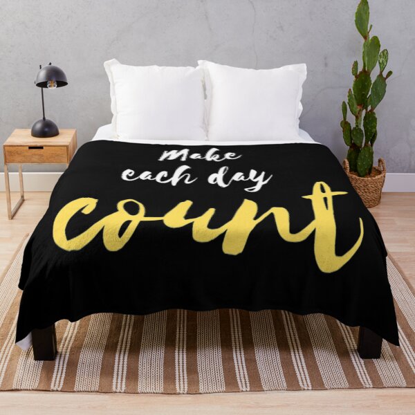 Item preview, Make each day count blck designed and sold by Shineyarts.
