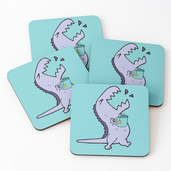 Item preview, Tea Rex: Purple t-rex designed and sold by littlehapa.