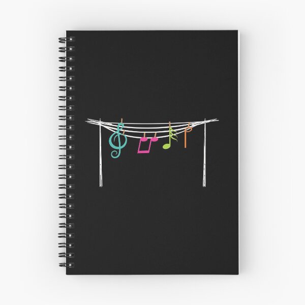 Item preview, Musical Notes Hanging in the Clothesline designed and sold by printadorable.