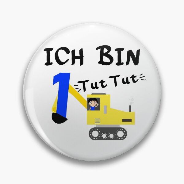 Artikelvorschau, Der erste Kindergeburtstag - Shirt für einjährigen - Bagger entworfen und verkauft von ela-94.