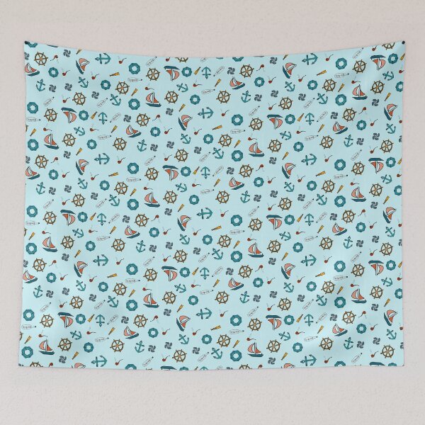 Item preview, Sailor Sea Cute Print designed and sold by storysketchers.