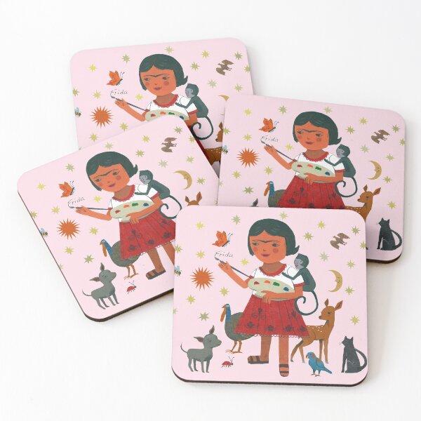 Item preview, Little Frida Kahlo and Her Animalitos designed and sold by JohnParraArt.