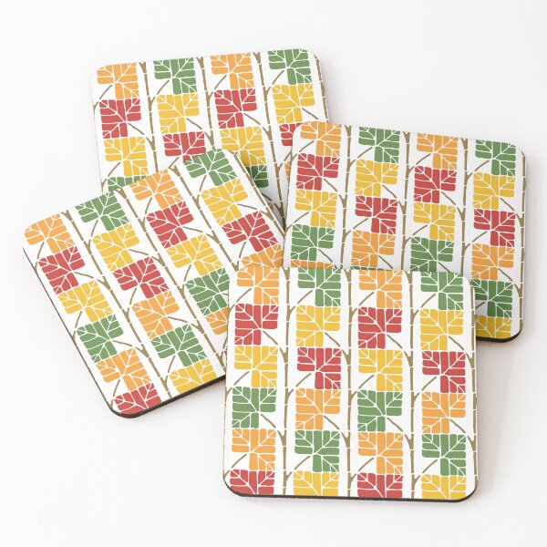 Item preview, K. Moser Square Leaves - Autumn designed and sold by Raw-Run.