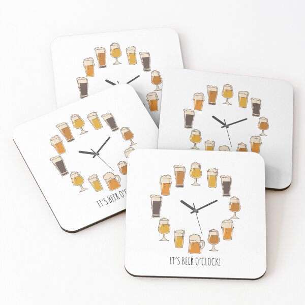 Item preview, It's Beer O'clock! designed and sold by printadorable.