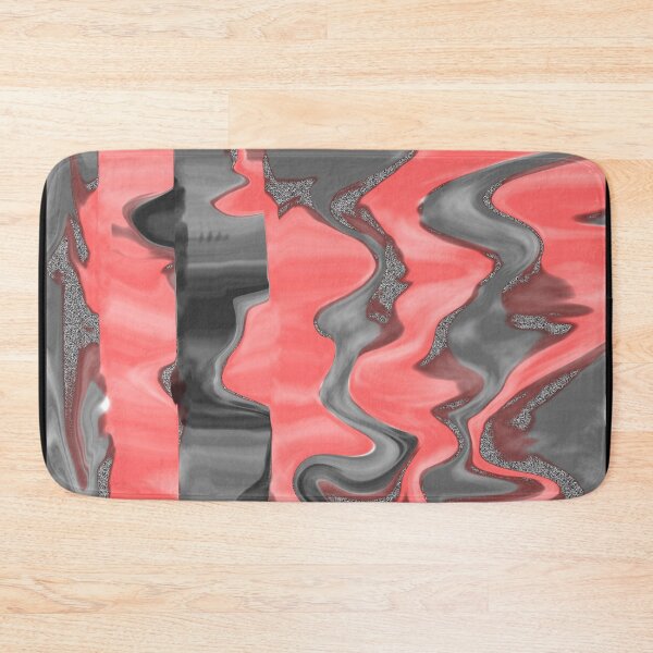 Item preview, 3D fluid art with silver glitter designed and sold by Sanskrati.