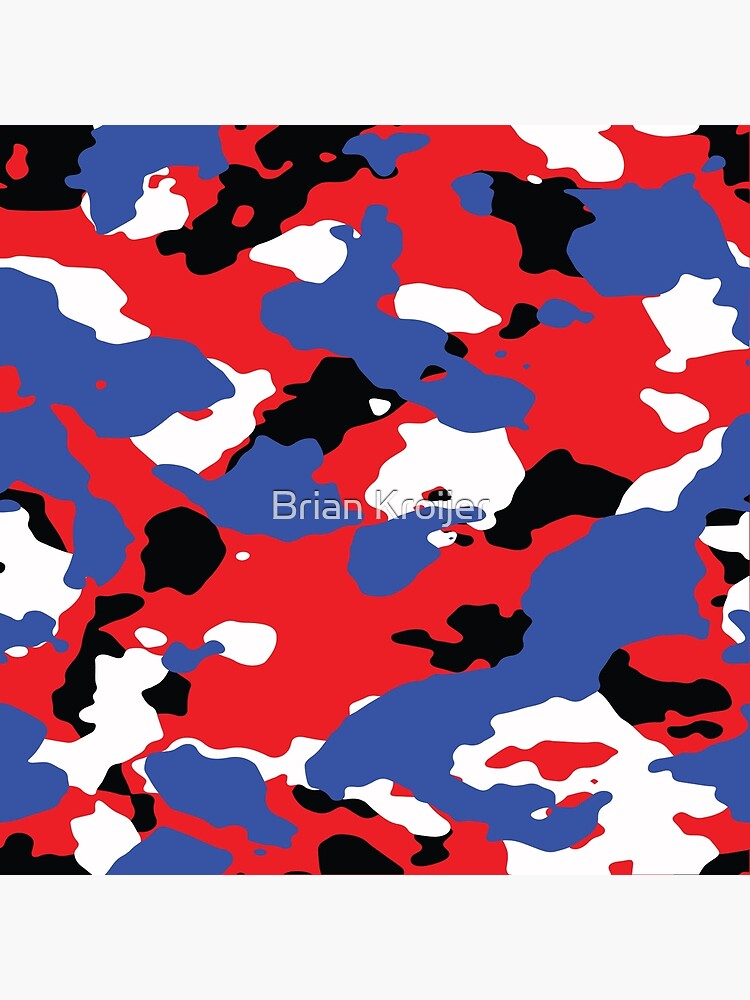 White camo Metal Print for Sale by Brian Kroijer