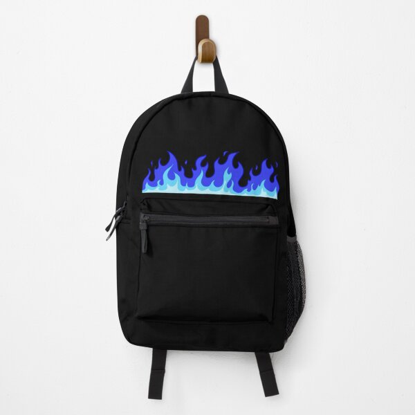 Item preview, blue flames designed and sold by Hiba Maziad.