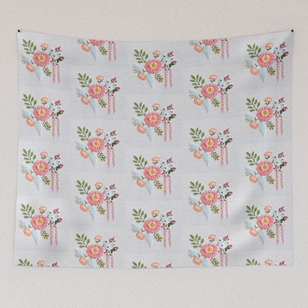 Item preview, Embroidered Summer Flowers designed and sold by boojun.
