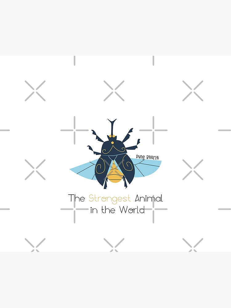 the-strongest-animal-in-the-world-poster-by-rosiedanish-redbubble