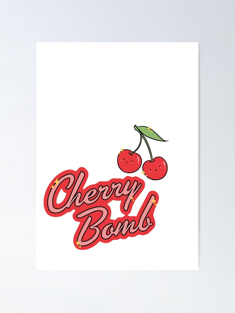"Cherry Bomb Aesthetic" Poster for Sale by cloudvity Redbubble