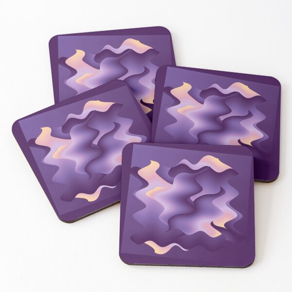 Item preview, Purple waves designed and sold by feiermar.