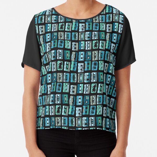 Kassetten machen das Leben bunter Chiffon Top