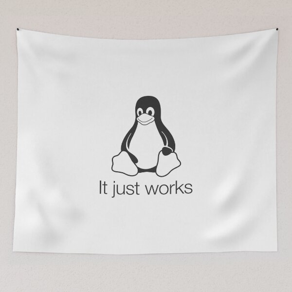 Item preview, Linux: It Just Works designed and sold by TheComicSlams.