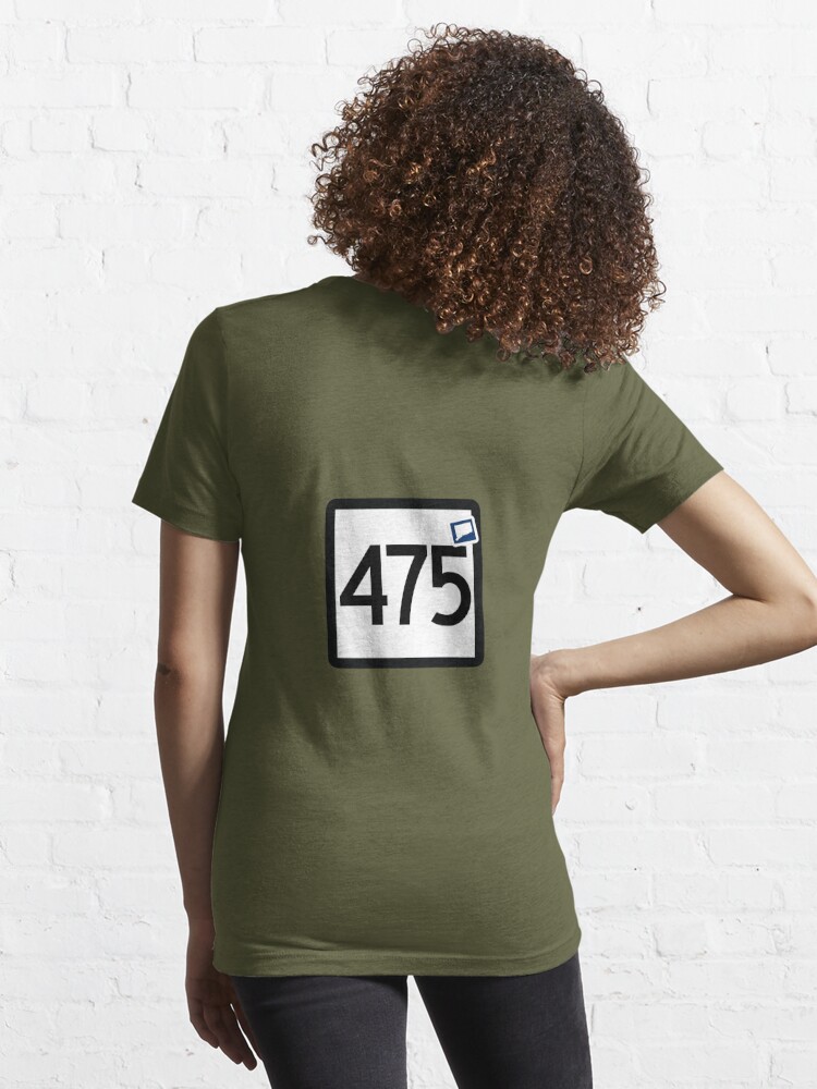 Connecticut 475 Area Code Bridgeport New Haven Sta T-Shirt