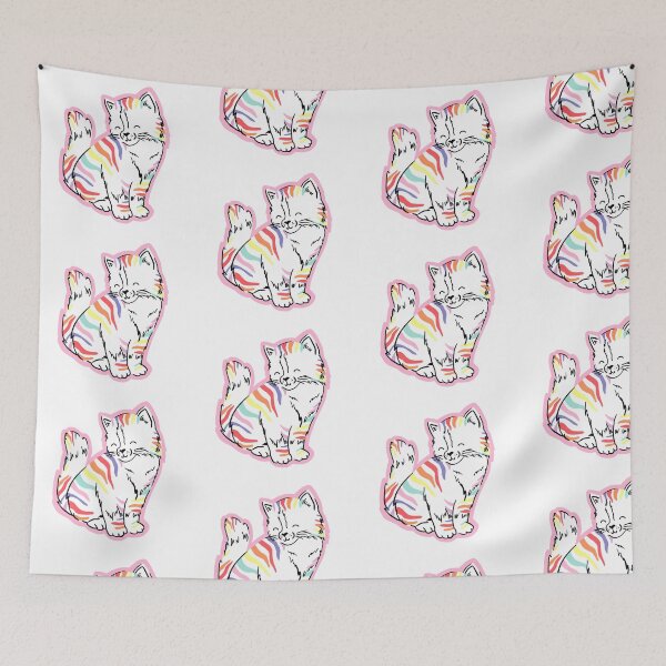 Item preview, Rainbow Cat designed and sold by RLYRetro.