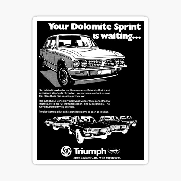TRIUMPH DOLOMITE SPRINT Sticker