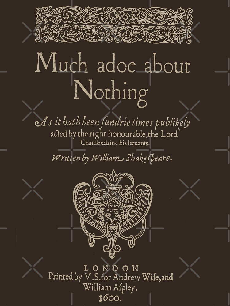 Shakespeare, Mucho ruido y pocas nueces. Versión de ropa oscura de bibliotee