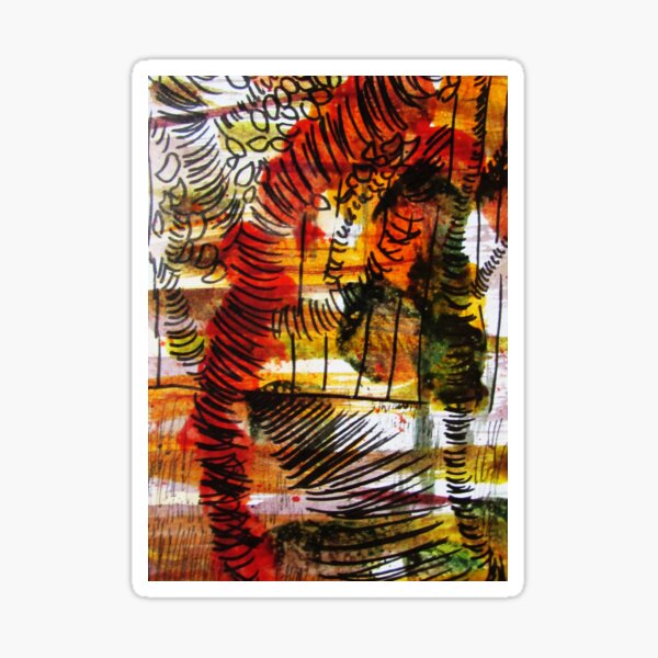 Woodlands Autumn Sticker