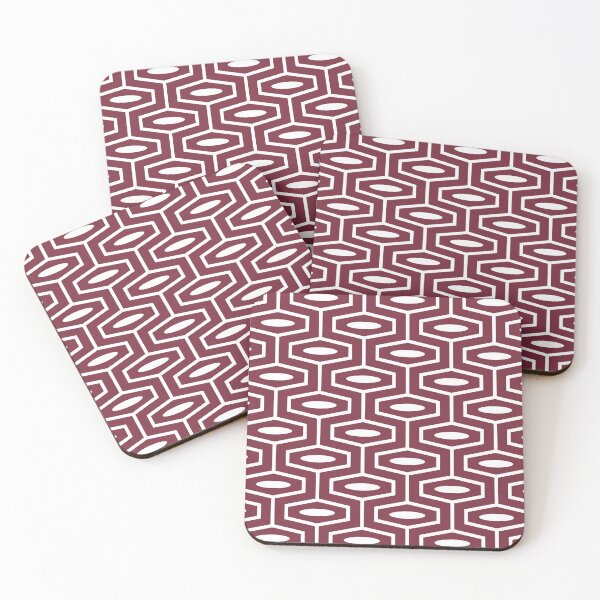 Artikelvorschau, Geometric Ogee Pattern 148 Burgundy entworfen und verkauft von tonymagnerart.
