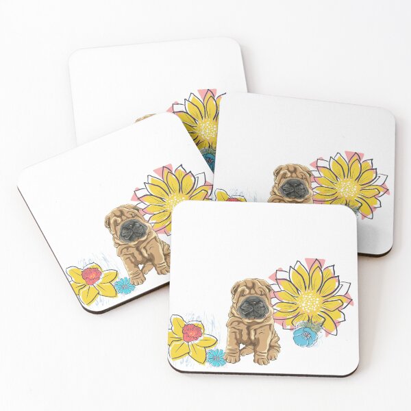 Item preview, Shar Pei floral designed and sold by mclaurin612.