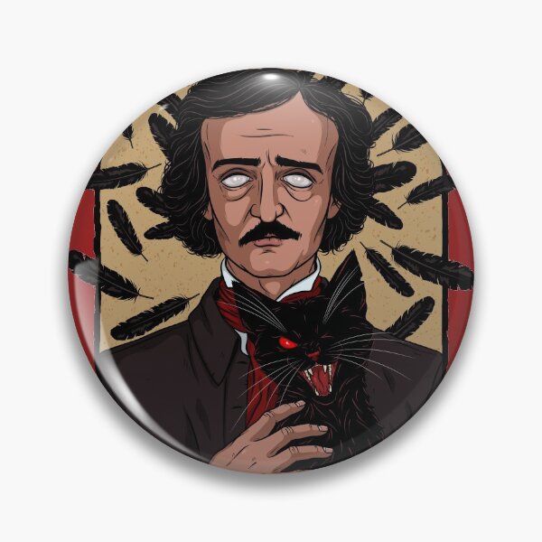 Item preview, Edgar Allan Poe designed and sold by Anastasia  in red.