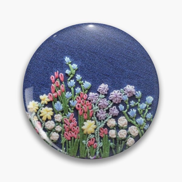 Item preview, Embroidered Flowers  designed and sold by boojun.