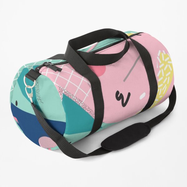Dreaming 80s Pattern #redbubble #decor #buyart Duffle Bag