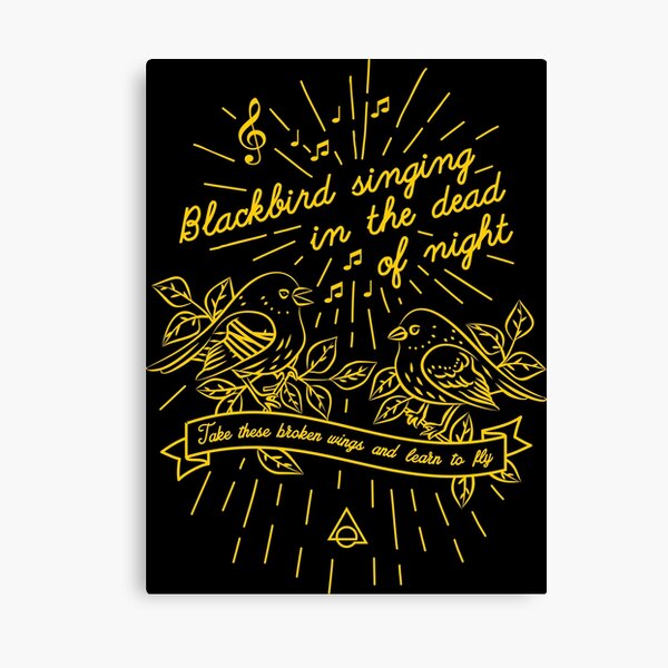 Blackbird Canvas Print