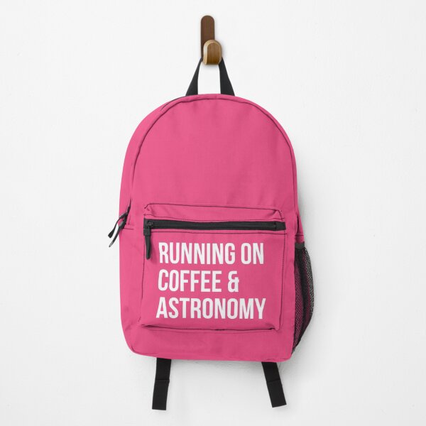 Running on Coffee and Astronomy for Women Backpack