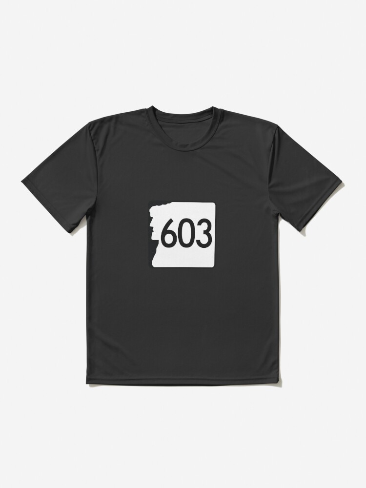 New Hampshire State Route 603 (Area Code 603) | Active T-Shirt