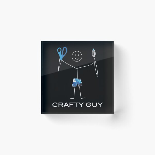 Item preview, Funny Mens Crafty design designed and sold by whyitsme.