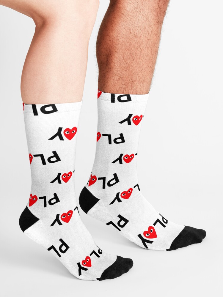 comme des garcons socks heart
