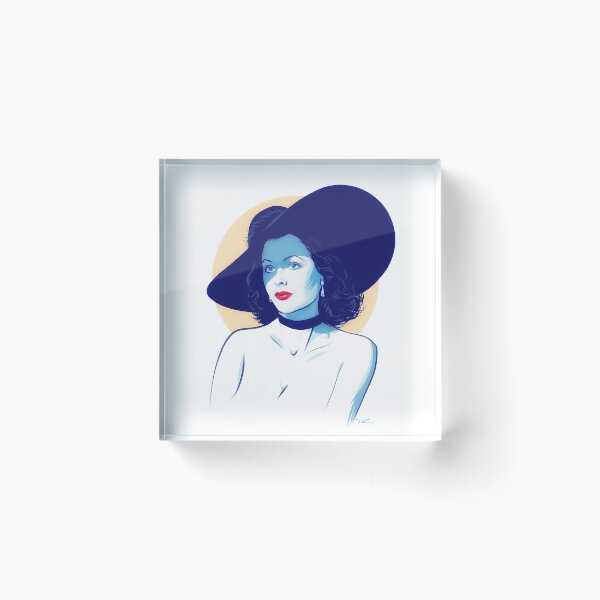 Item preview, Hedy Lamarr - An illustration by Paul Cemmick designed and sold by TIGERDAVER.