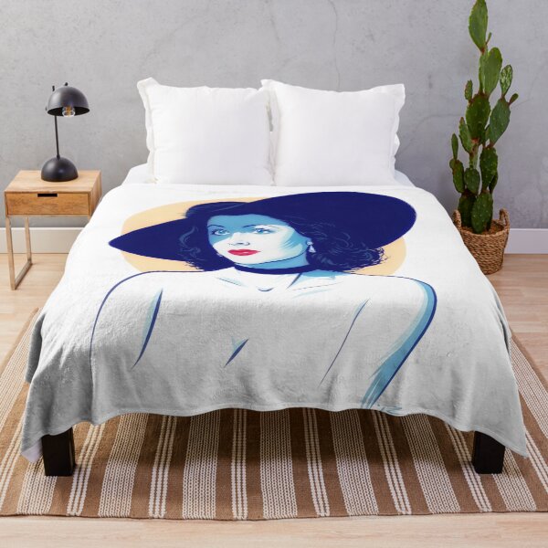 Item preview, Hedy Lamarr - An illustration by Paul Cemmick designed and sold by TIGERDAVER.