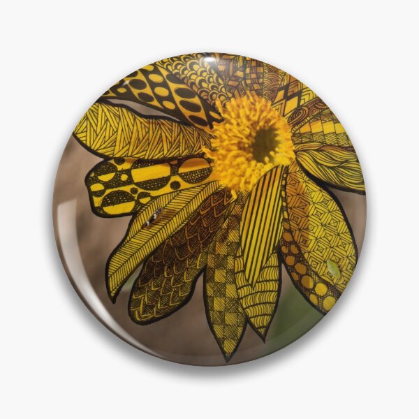 Item preview, artistic sunflower designed and sold by nathalialanne.