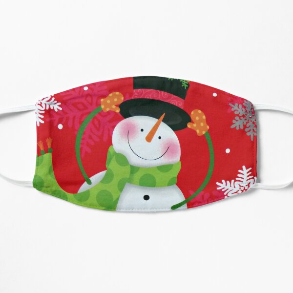 Snowman Face Masks Redbubble