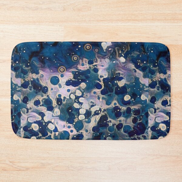 Item preview, Dark Blue abstract cosmic pattern  designed and sold by GoodyLeo.