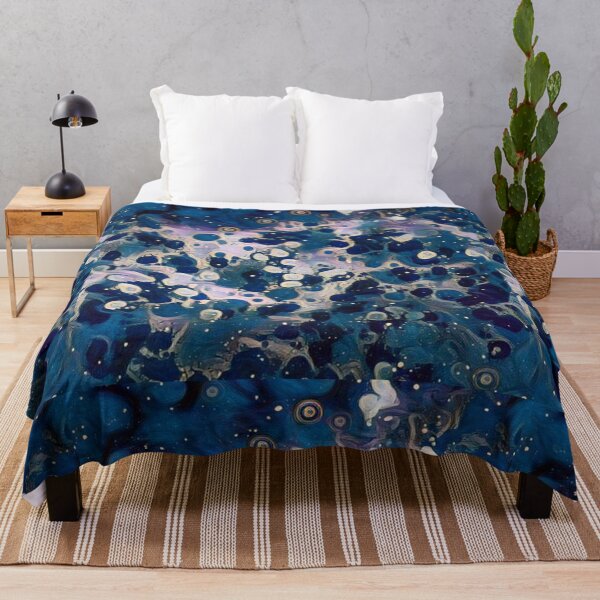 Item preview, Dark Blue abstract cosmic pattern designed and sold by GoodyLeo.