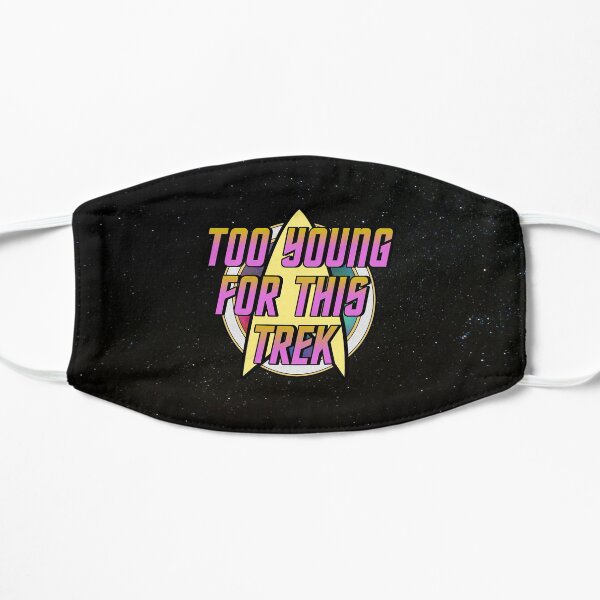 Too Young For This Trek Logo Mask