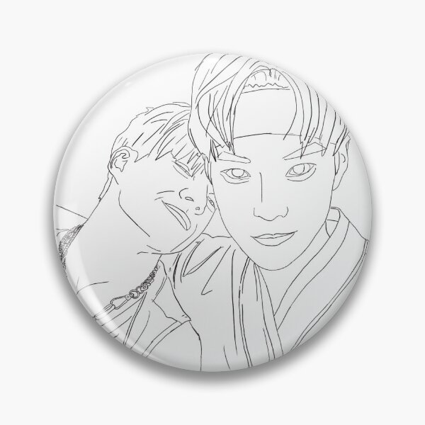 Artikelvorschau, NCT Doyoung und Jeno umarmen sich entworfen und verkauft von ilovepretty.