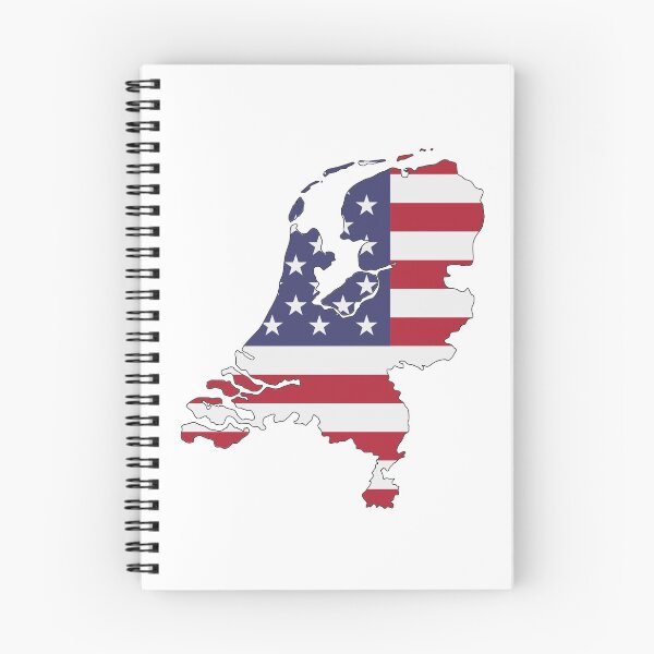 Item preview, Netherlands Outline - United States Flag designed and sold by iamstudent.
