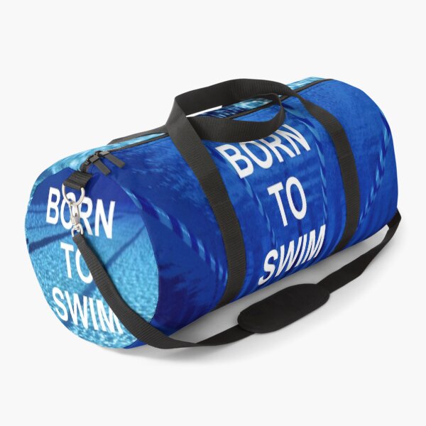 Swimming Inspirational Quote Duffle Bag
