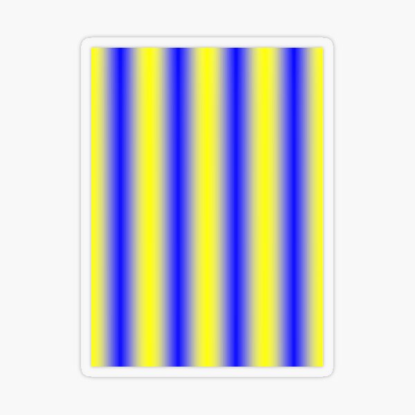 iLLusion Cobalt Blue Color Transparent Sticker