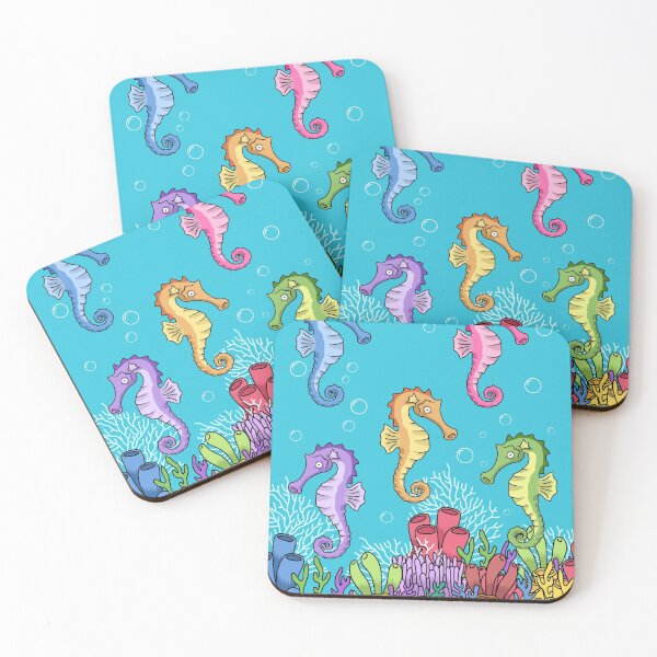 Item preview, Seahorse Coral Reef Caribbean Underwater World Marine Life Seahorse designed and sold by DSWShirts.