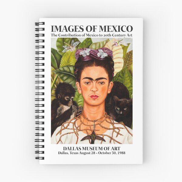 Item preview, Frida Kahlo Exhibition Art Poster - Self-Portrait with Thorn Necklace and Hummingbird 1988 designed and sold by Francisco Couto.