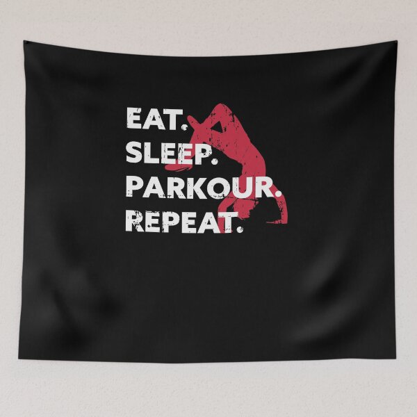 Item preview, Eat Sleep Parkour Repeat Freerunning Runner Gift designed and sold by jeffded.