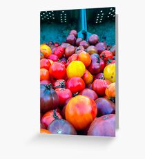Heirloom Tomatoes Greeting Card