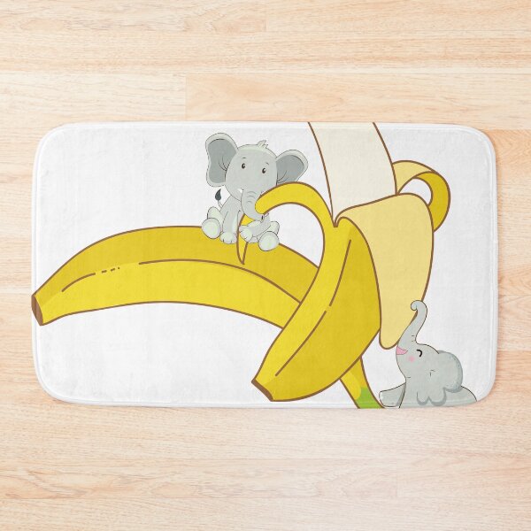Item preview, Elephants eating bananas designed and sold by MaLe87creative.