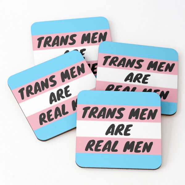 Item preview, Trans Men Are Real Men - Trans Flag designed and sold by thesassypanda.