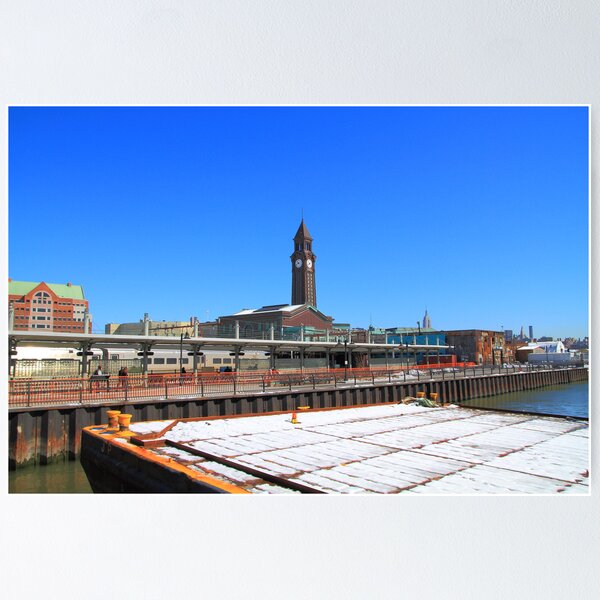 Item preview, N J Transit Clock Tower Hoboken NJ designed and sold by pmarella.